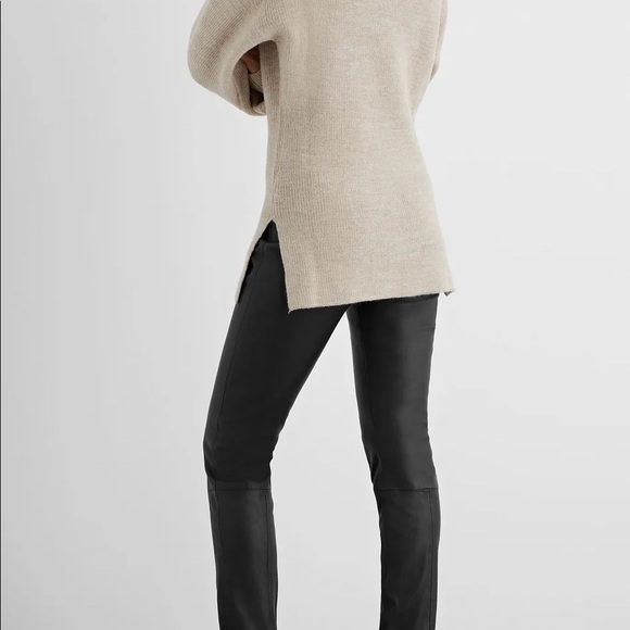 Iris & Ink Leather Leggings - Picture 3 of 7